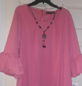 Gorgeous mauve/pink dress.  3X